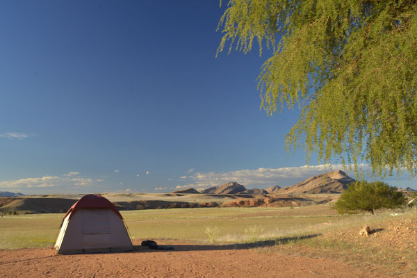 Zelten im Bushman's Camp