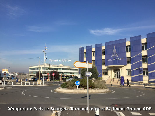 Terminal Jetex et Bâtiment Groupe ADP