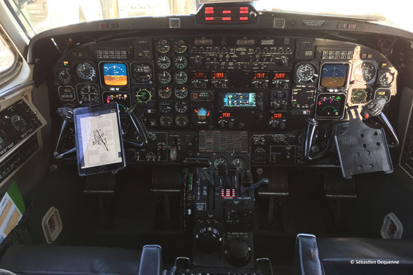 Un cockpit traditionnel.