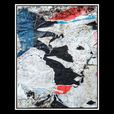 Bohof, décollage, 20,1 x 15,8 cm, 2023