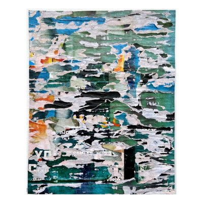Yong, décollage, 33,3 x 26,8 cm, 2024
