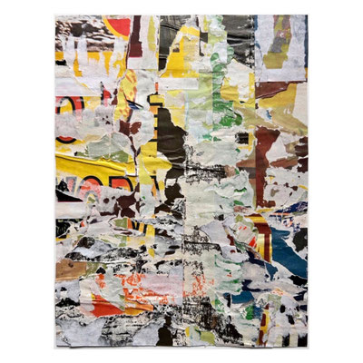 Umashi, décollage, 25,9 x 19,7 cm, 2025