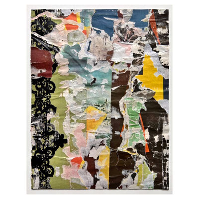 Felvo, décollage, 19,8 x 15,2 cm, 2025