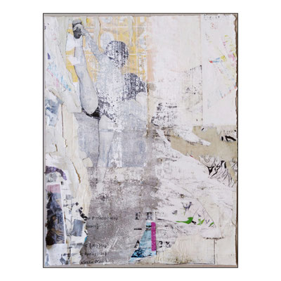 Naps, décollage, ca. 68,5 x 52,5 cm, 2024
