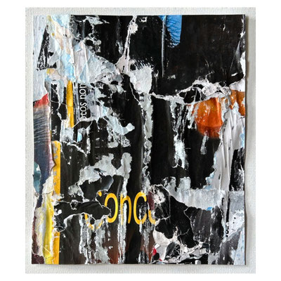 Conco, décollage, 23,9 x 20,3 cm, 2025