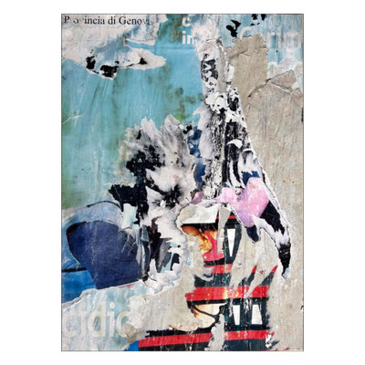 Provincia di Genova, décollage, 55,0 x 39,2 cm, 2025