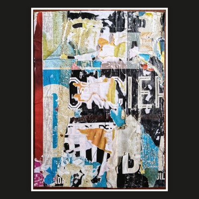 Oncier, décollage, 30,8 x 23,0 cm, 2023