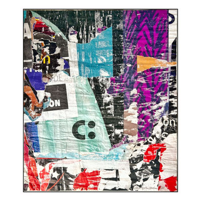 Andeon, décollage, 41,0 x 34,3 cm, 2025