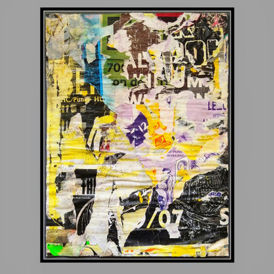 Sino, décollage, 42,0 x 31,4 cm, 2022