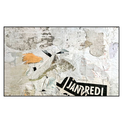 Auclair, décollage (retro d'affiche), 35,9 x 59,5 cm, 2025