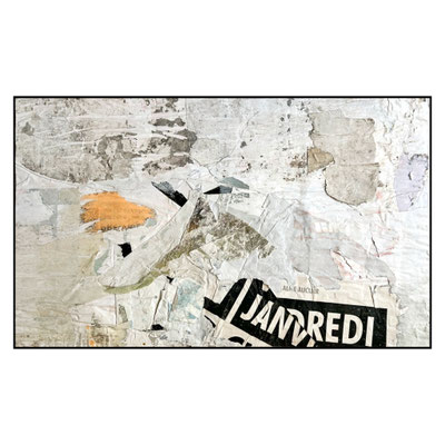 Auclair, décollage (retro d'affiche), 35,9 x 59,5 cm, 2025
