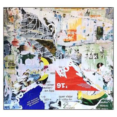 Principe Real, Décollage, 72 x 77 cm, 2016