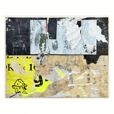 B20, décollage (retro d'affiche), 17,0 x 21,7 cm, 2024