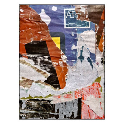 Lepa, décollage, 16,1 x 12,1 cm, 2025