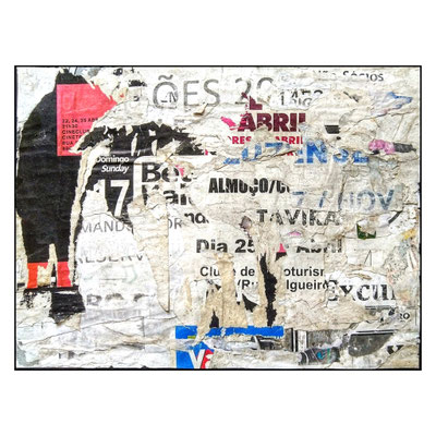 Tavira, décollage, 15,2 x 20,2 cm, 2022 (Tavira, PT)