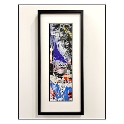  Aufschwung, Décollage auf Pappe,  46,4 x 13,1 cm, 2025