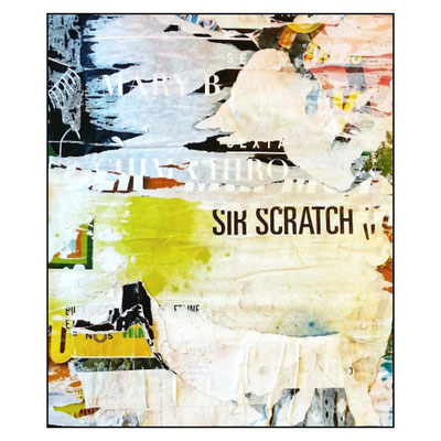 SIR SCRATCH, Décollage, 31 x 26 cm, 2016