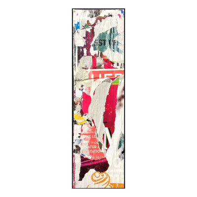 Estop, décollage, 59,3 x 17,0 cm, 2024