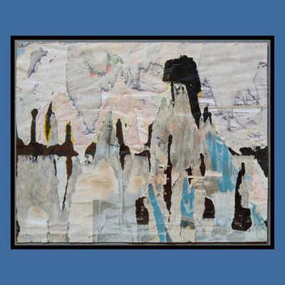 965, décollage, 17,9 x 22,3 cm, 2022