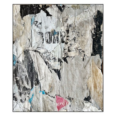 Boxlo, décollage, 45,5 x 38,1 cm, 2025 (Genova, IT)