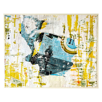 Batti, décollage, 41,6 x 53,1 cm, 2025