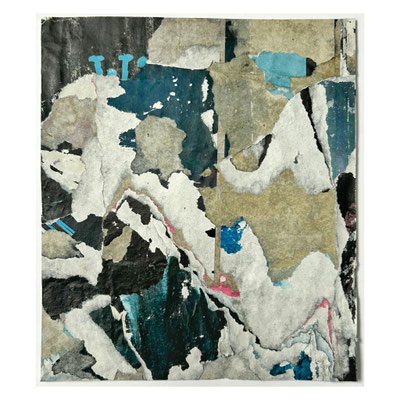 nonder, décollage, 18,1 x 15,7 cm, 2025