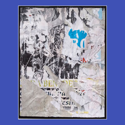 Boten, décollage, 36,3 x 28,3 cm, 2023