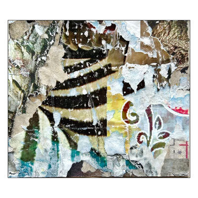 Turto, décollage, 15,3 x 17,7 cm, 2025 (Genova, IT)