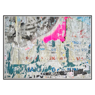 La Feria, décollage, 50,9 x 72,8 cm, 2025