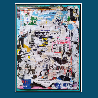 HH, décollage with tape, 56,8 x 42,2 cm, 2022