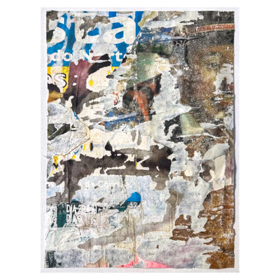 Gorg, décollage, 27,2 x 19,7 cm, 2025