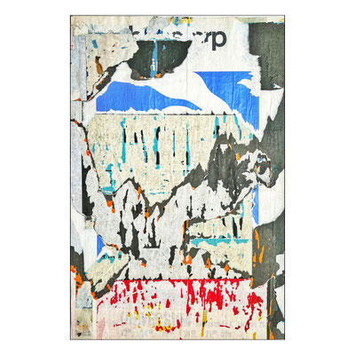 Universum, décollage, 70,0 x 50,0 cm, 2024