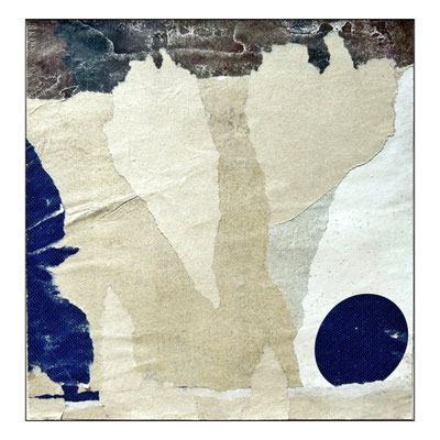 Bumbel, décollage, 32,3 x 30,9 cm, 2024