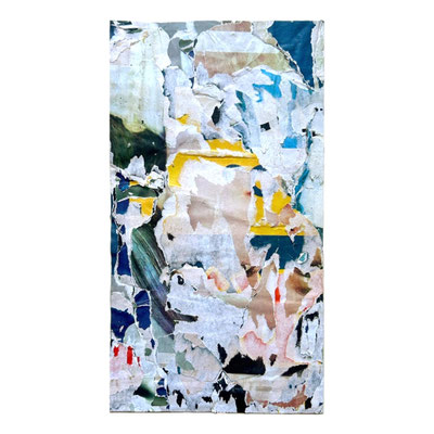 Respo, décollage, 23,0 x 12,4 cm, 2024