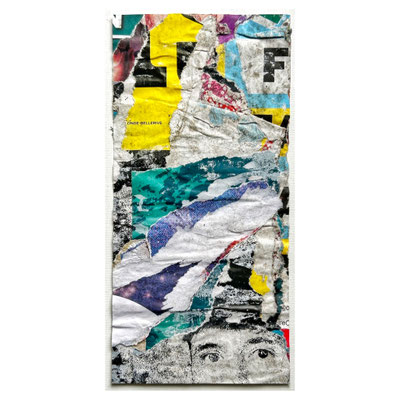 Bellerive, décollage, 25,0 x 12,1cm, 2025