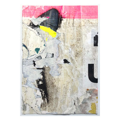 Wayde, décollage, 21,1 x 14,7 cm, 2025