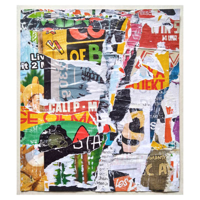 Mando, décollage, 38,0 x 33,0 cm, 2025