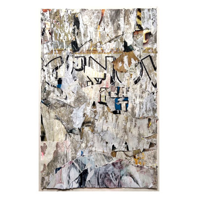 Eat Gnu, décollage, 56,9 x 36,2 cm, 2025 (Genova, IT)