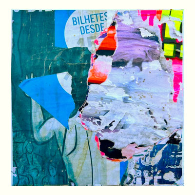 Bilhetes desde, décollage, 26,1 x 25,1 cm, 2024