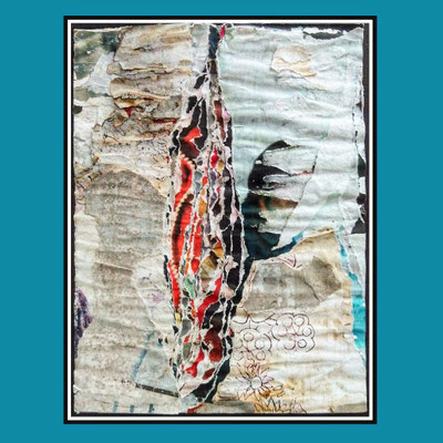 Varn, décollage, 24,6 x 18,7 cm, 2022