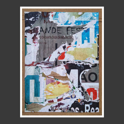 Ande Fest, décollage, 58,9 x 43,7 cm, 2023