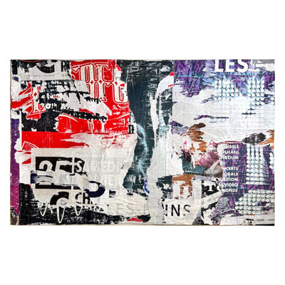 Game, décollage, 61,8 x 98,4 cm, 2025