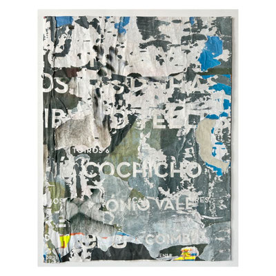 Cochicho, décollage, 65,0 x 49,7 cm, 2025