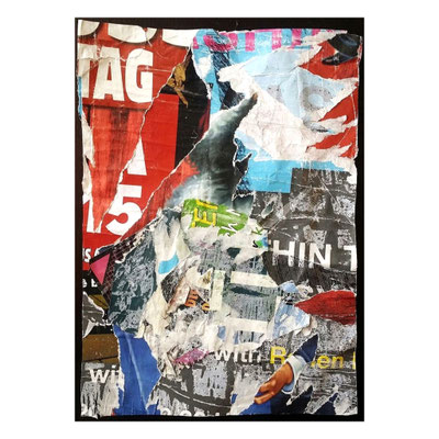 TAG - Vienna, 8. Bezirk (8th district), Décollage, 28 x 20 cm, 2016