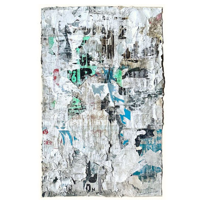 Valarde, décollage, 84,5 x 53,5 cm, 2024