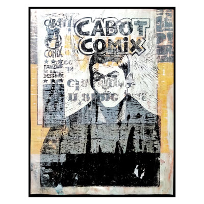 Cabot Comix, décollage, 65,0 x 50,0 cm, 2025