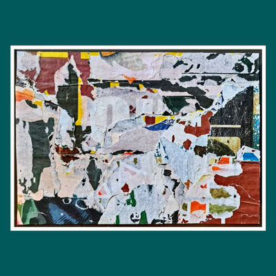 Vicent, décollage, 15,4 x 21,7 cm, 2022