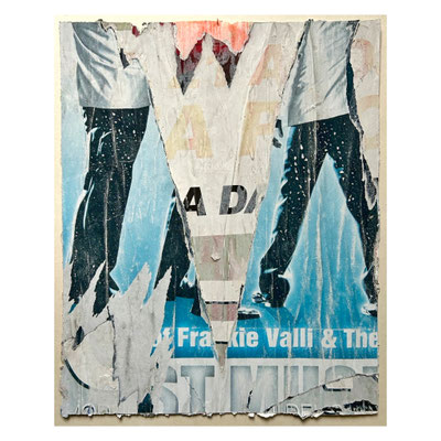 Aapada, décollage, 43,0 x 34,5 cm, 2025 (Genova, IT)