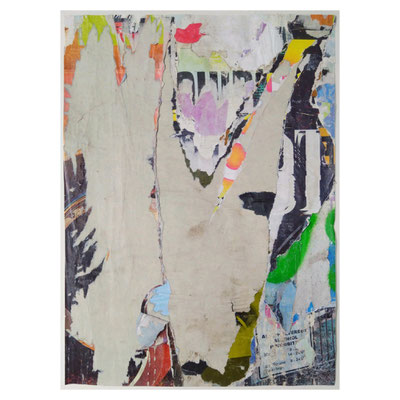 Slump, décollage, 44,3 x 32,4 cm, 2025