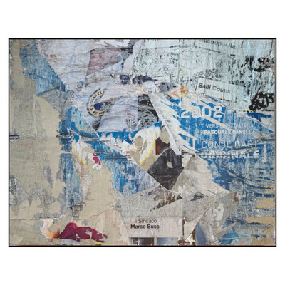 Sindaco, décollage, 60,0 x 78,8 cm, 2025 (Genova, IT)